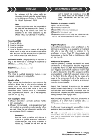 04 memory aid obligations & contracts | DOC