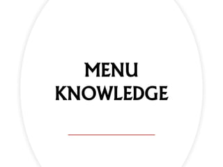Comprehensive Guide to Menu Types, Design, and Dietary Lifestyles | PDF