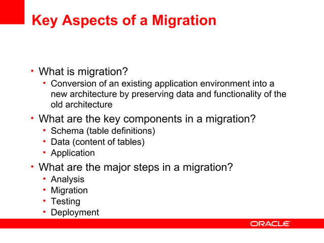 Oracle To Sql Server migration process | PPT