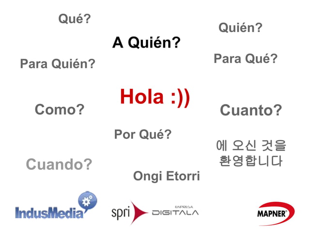 Indusmedia 2018. Mapner. Mikel Irizar | PDF