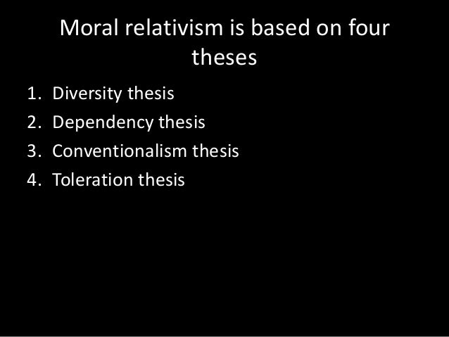 Diversity thesis of cultural relativism