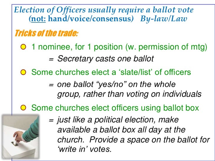 4 Motions, Debate & Voting