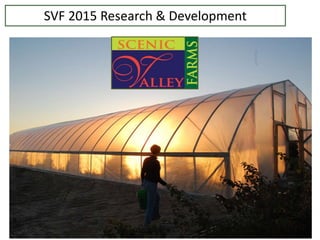SVF 2015 Research & Development
 