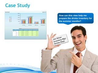 Case Study
             How can this view help me
             prepare the drinks inventory for
             the summer months?
 