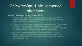 Sequence Alignment | PPTX