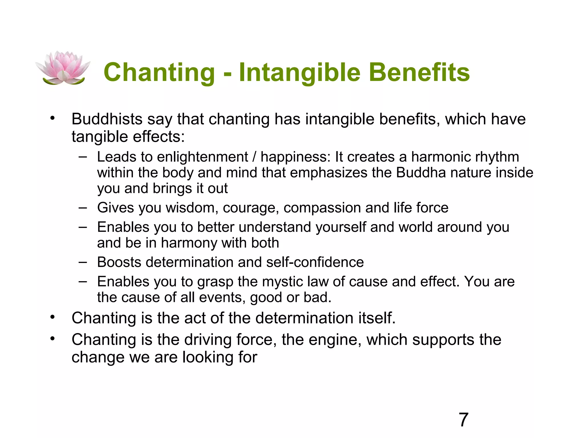 The Meaning of Nam Myo Ho Renge Kyo and Buddhist Practice | PPT