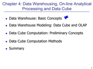 Data Warehouse , Data Cube Computation | PPT