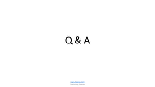 Q & A
www.dageop.com
Optimizing Queries
 