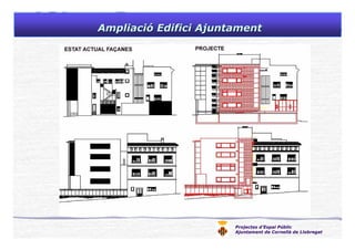 Projectes d’Espai Públic
Ajuntament de Cornellà de Llobregat
AmpliaciAmpliacióó Edifici AjuntamentEdifici Ajuntament
 