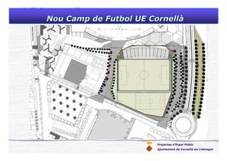 Nou Camp de Futbol UE CornellNou Camp de Futbol UE Cornellàà
Projectes d’Espai Públic
Ajuntament de Cornellà de Llobregat
 