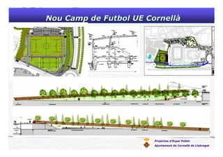 Nou Camp de Futbol UE CornellNou Camp de Futbol UE Cornellàà
Projectes d’Espai Públic
Ajuntament de Cornellà de Llobregat
 