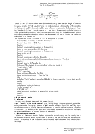 An Evaluation of Preprocessing Techniques for Text Classification | PDF