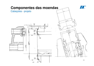 89
Componentes das moendas
Cabeçotes - projeto
D
C
 