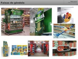 Mídia Externa
Odair Cavichioli Jr.
Faixas de gôndola 9
 