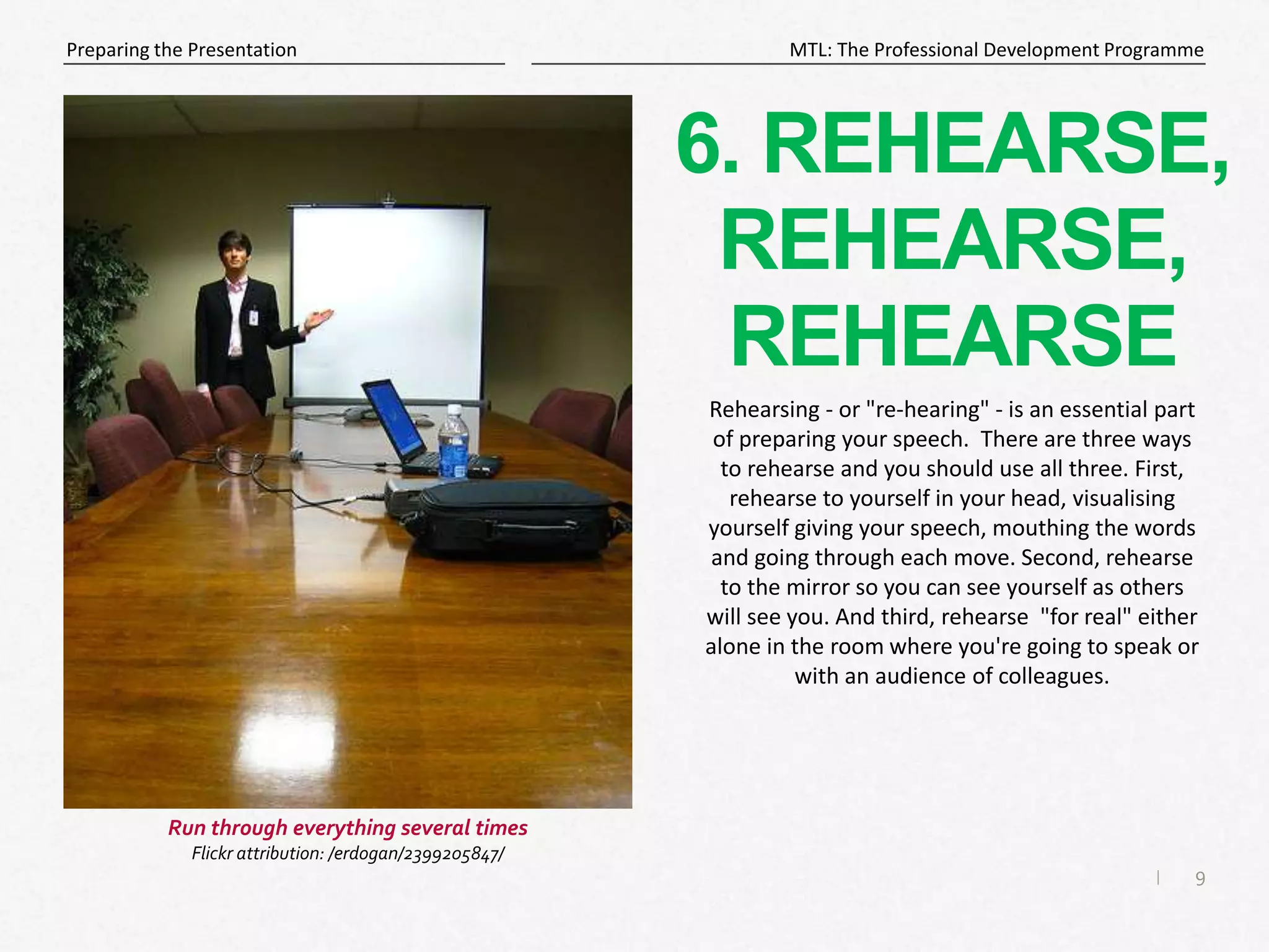 Preparing The Presentation Pptx