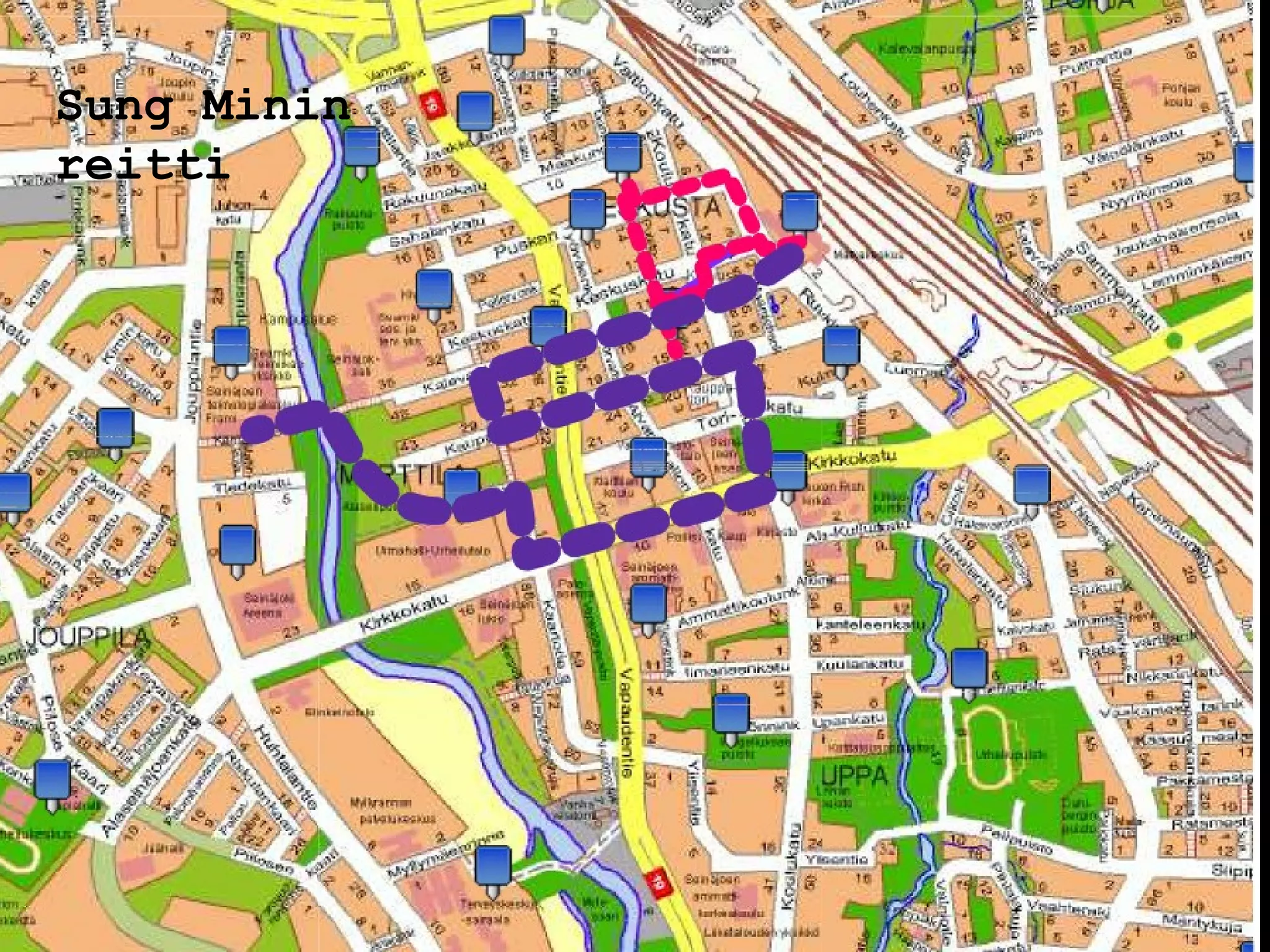 Sung Minin reitti 