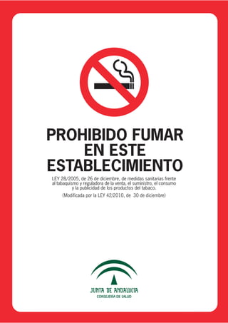 prohibido fumar 2011