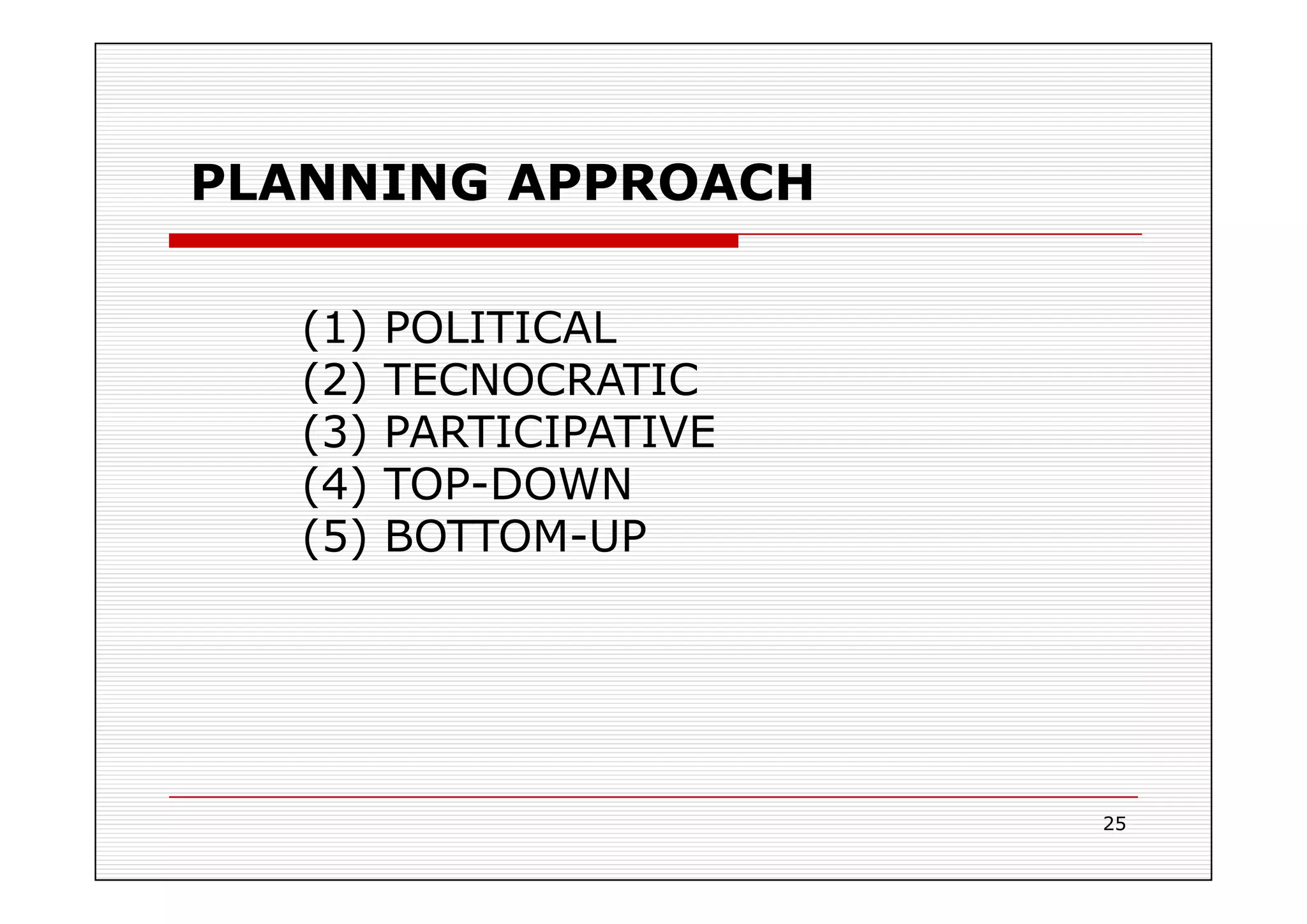 PLANNING AND BUDGETING