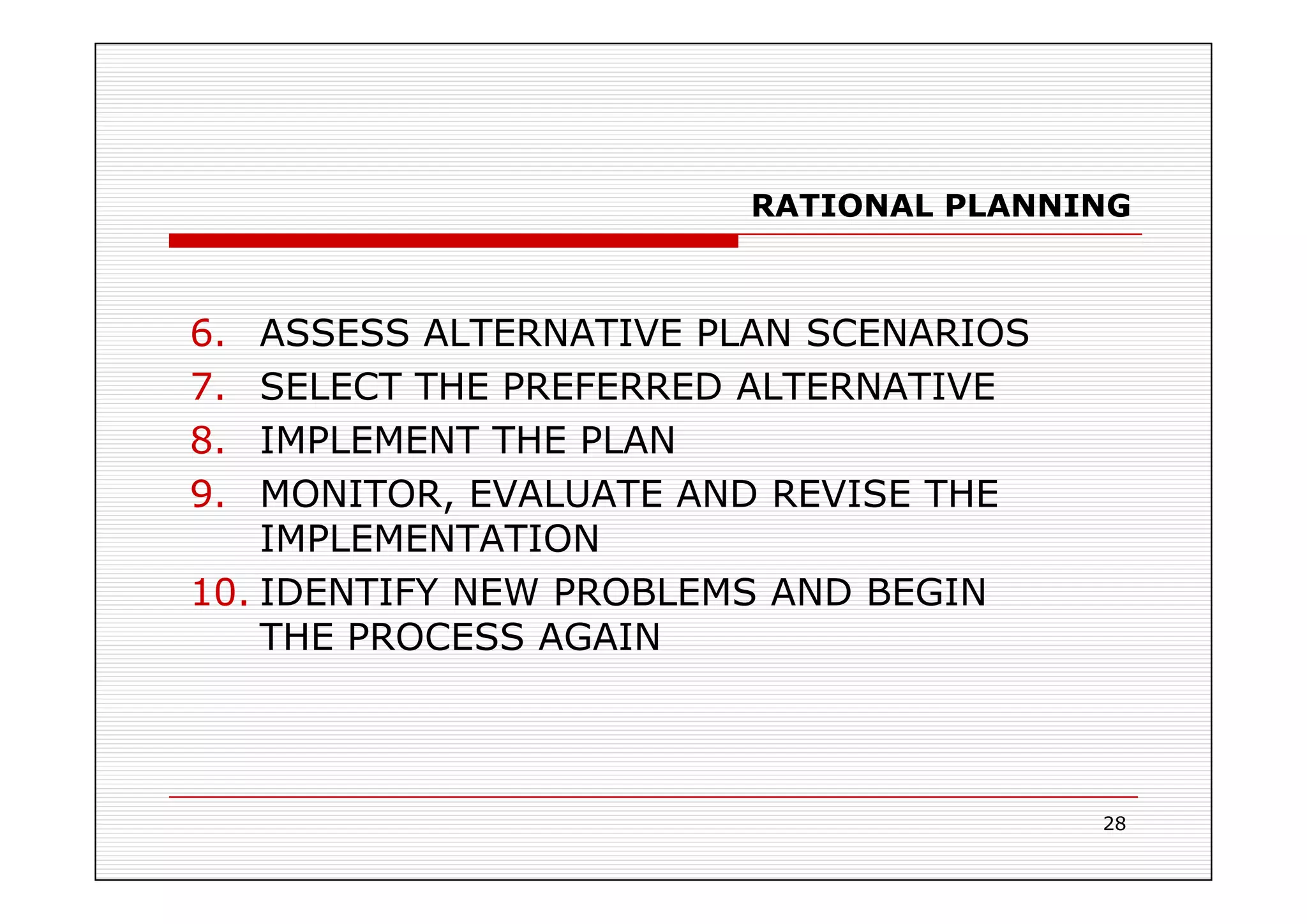 PLANNING AND BUDGETING