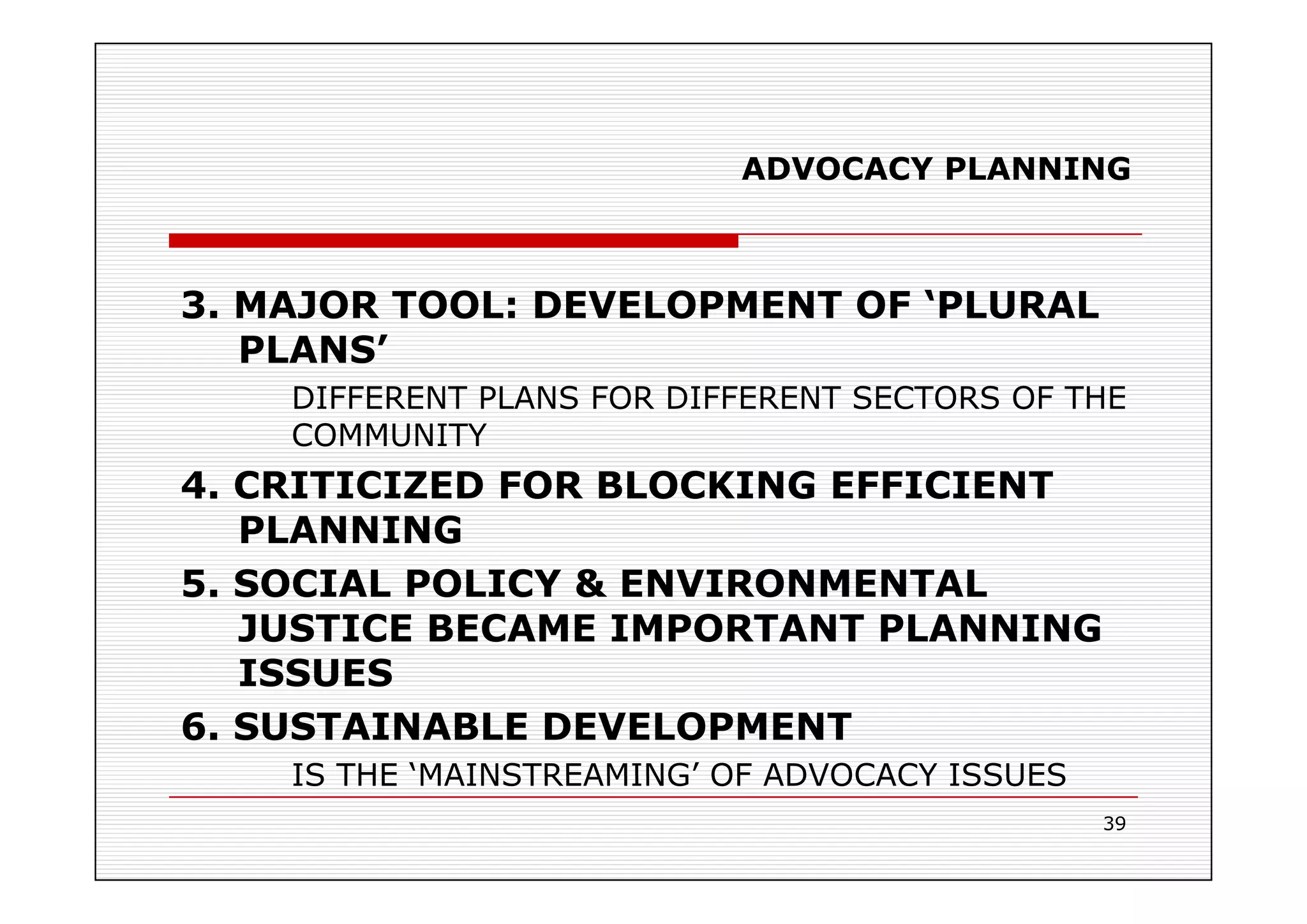 PLANNING AND BUDGETING