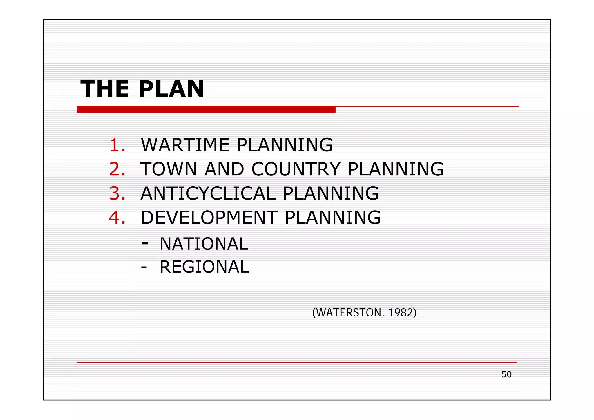 PLANNING AND BUDGETING