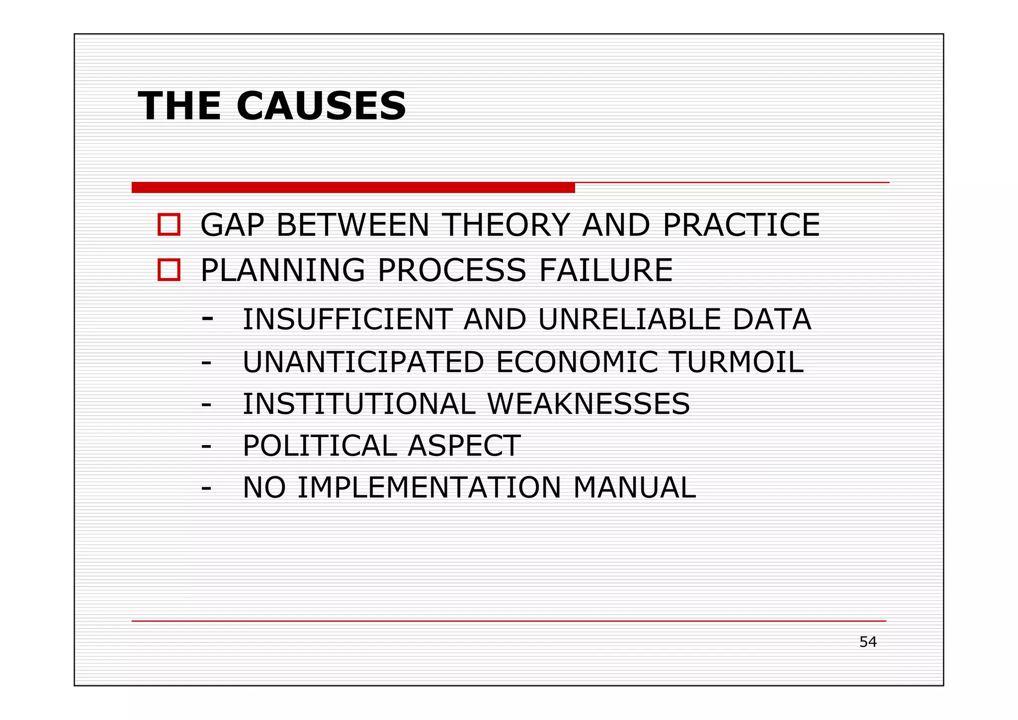 PLANNING AND BUDGETING