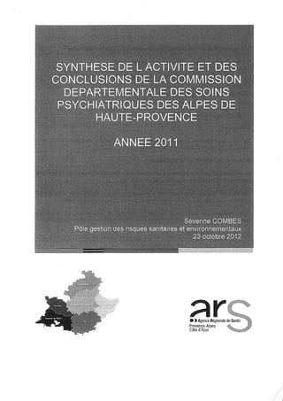 04 rapport activité cdsp 2011