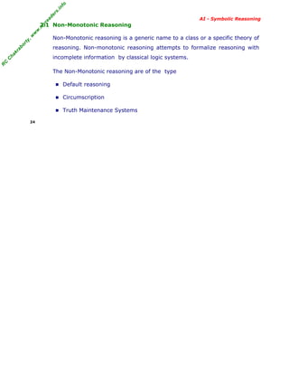 Incomplete Reasoning 04 reasoning systems | PDF