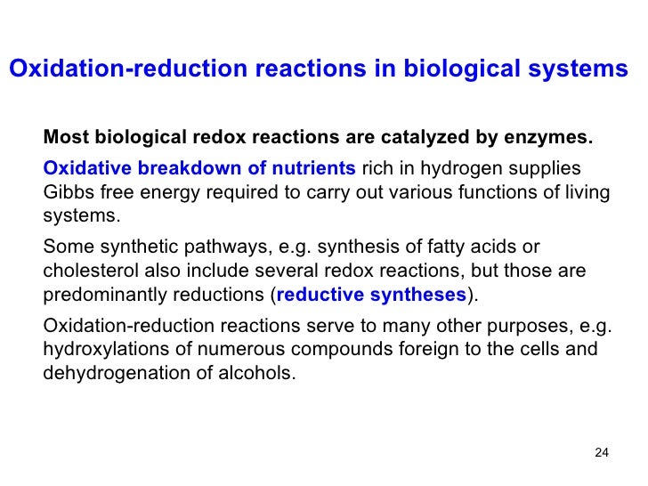 biological redox reactions examples Redox.
