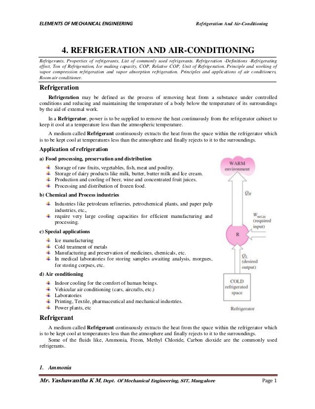 Refrigeration Application Engineer Resume Refrigeration Application Engineer Resume