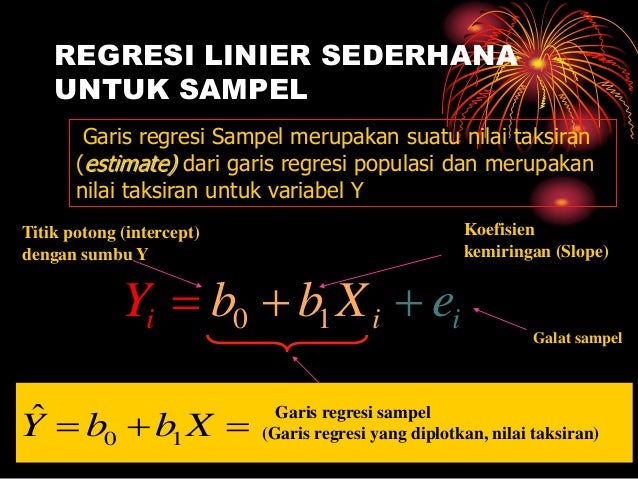 04 Regresi Linier Sederhana