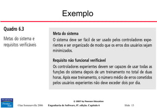 ©Ian Sommerville 2006 Engenharia de Software, 8ª. edição. Capítulo 6 Slide 15
© 2007 by Pearson Education
Exemplo
 