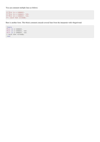 04 ruby syntax | PDF