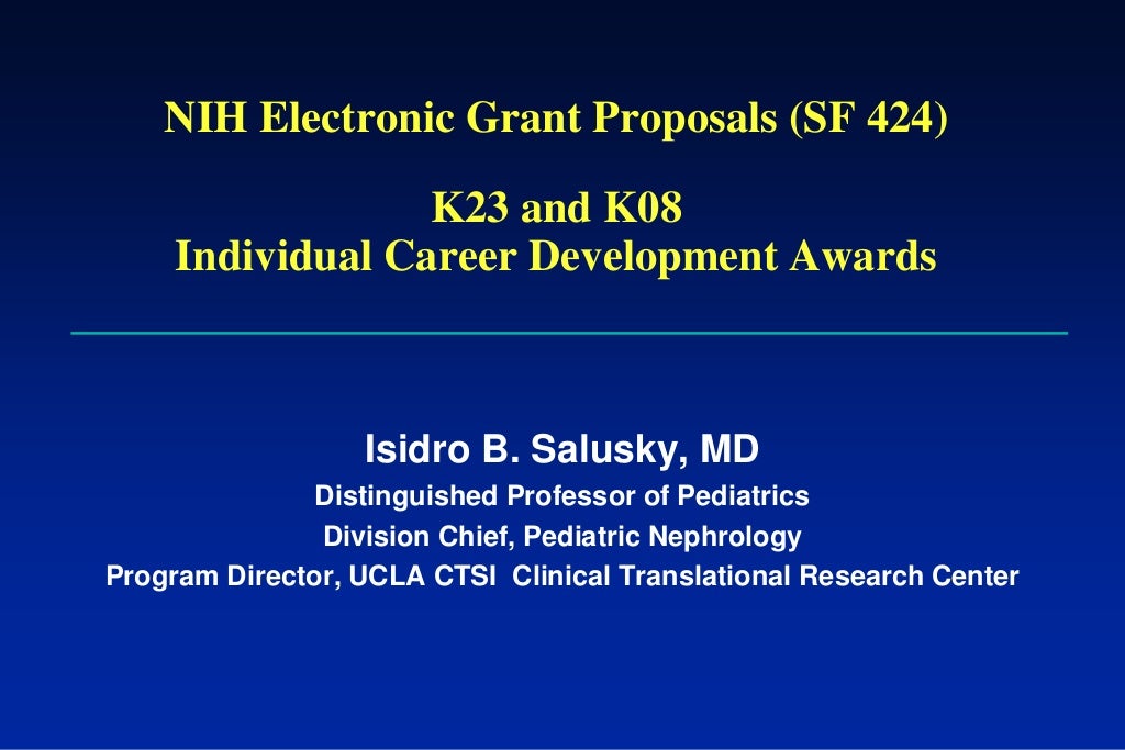“Writing the NIH K Award”