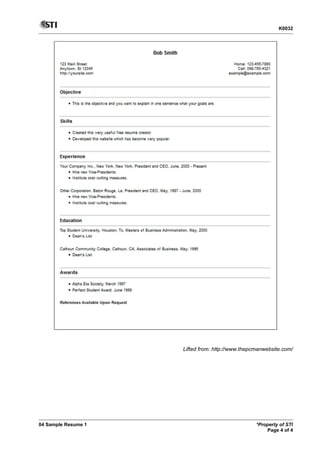 Resume Example 04 04 sample resume 1 | PDF