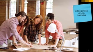 12PUBLIC© 2017 SAP SE or an SAP affiliate company. All rights reserved. ǀ
Insert page title (max. 6 words)
selbstorganisiert,
vernetzt,
regelmäßig
 