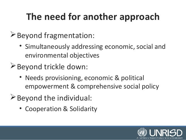 rethinking development the role of social and solidarity rethinking approach economic development