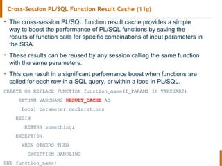 Oracle SQL, PL/SQL Performance tuning | PPT