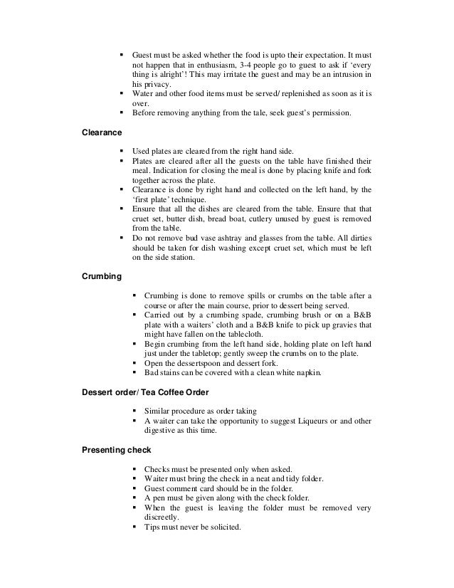 04 sequence of service