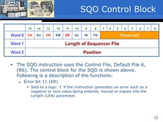 Sqo 04 sequencer instructions_sp15 | PPTX