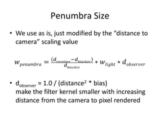 Penumbra Size
 