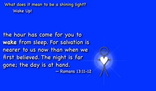 Let Your Light Shine Before Others