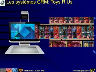 Mohamed Louadi, PhD mlouadi@louadi.com37
Les systèmes CRM: Toys R Us
 