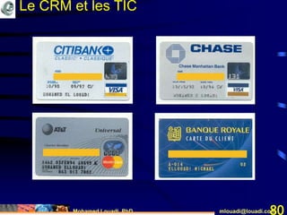 Mohamed Louadi, PhD mlouadi@louadi.com80
Le CRM et les TIC
 