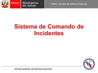 Sistema de Comando de Incidentes 