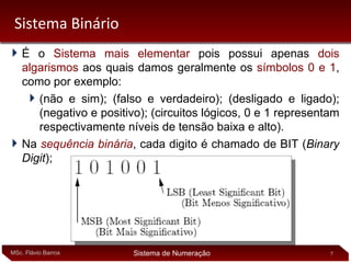 Numbering system binary numbers among others. | PDF