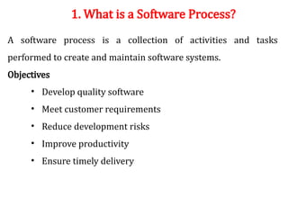 04 Software Process is a framework of activities | PPTX