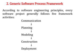 04 Software Process is a framework of activities | PPTX