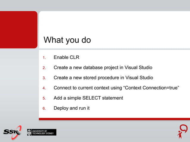SQL Server - CLR integration | PPT