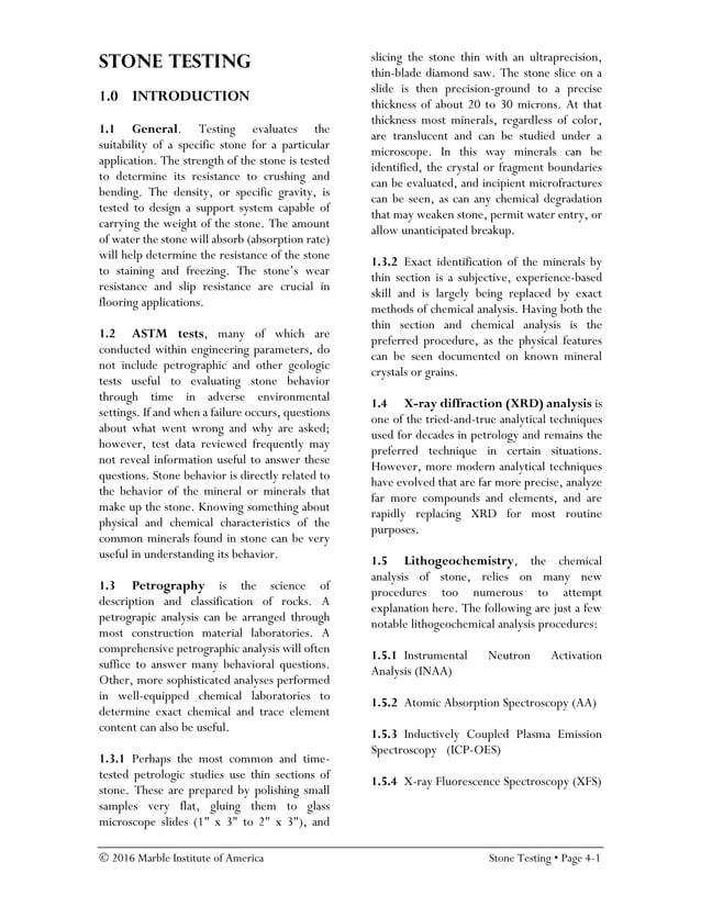 04 stone testing_viii | PDF